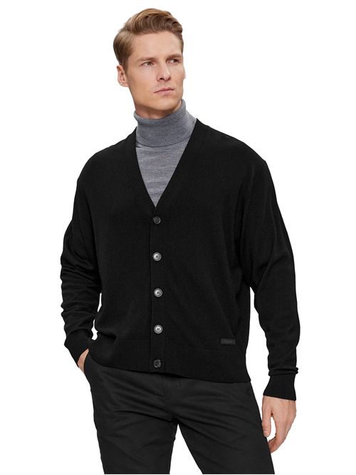 CALVIN KLEIN Cardigan in Lana CALVIN KLEIN | K10K112260BEH